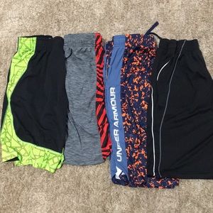 4 for $20 Boys shorts Puma, Nike & UHarmor